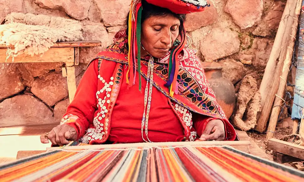 Excursão Têxtil Chinchero saindo de Cusco